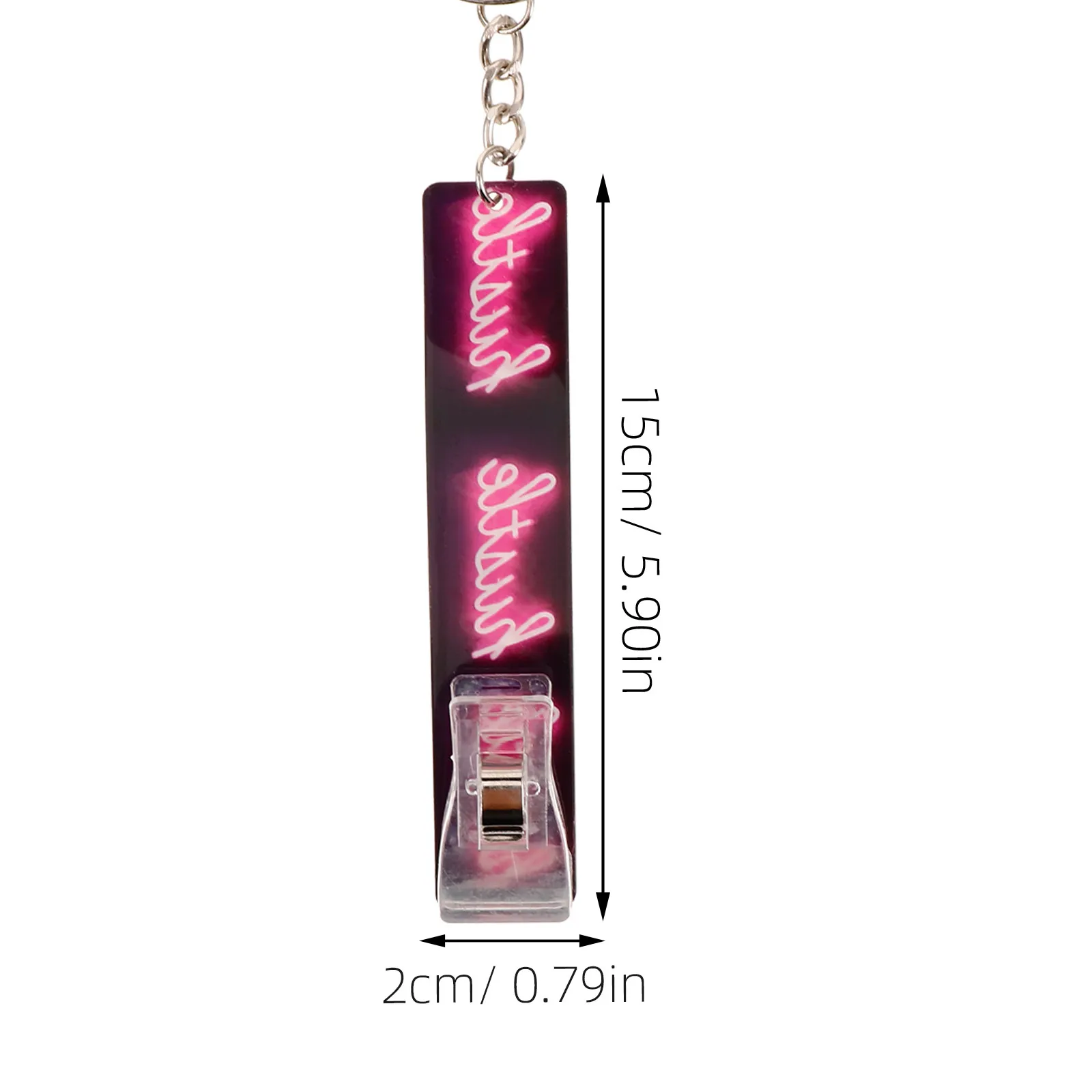 No-Touch Card Pull Tool Keychain Long Nail Friendly Credit Card Grabber Ring Cards Extractor for Daily Use
