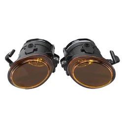 1Pair Car Front Bumper Fog Lights Driving Lamp Foglight Yellow Shell for-BMW E46 M3 Mtech II E39 M5 2001-2006