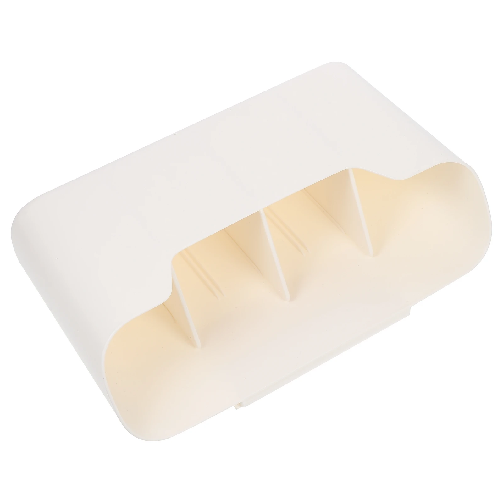 

1pc Wall-mounted Storage Box White No Drill Can Wall Hung Container for Kitchen Debris Household Organizer Hanging Cabinet