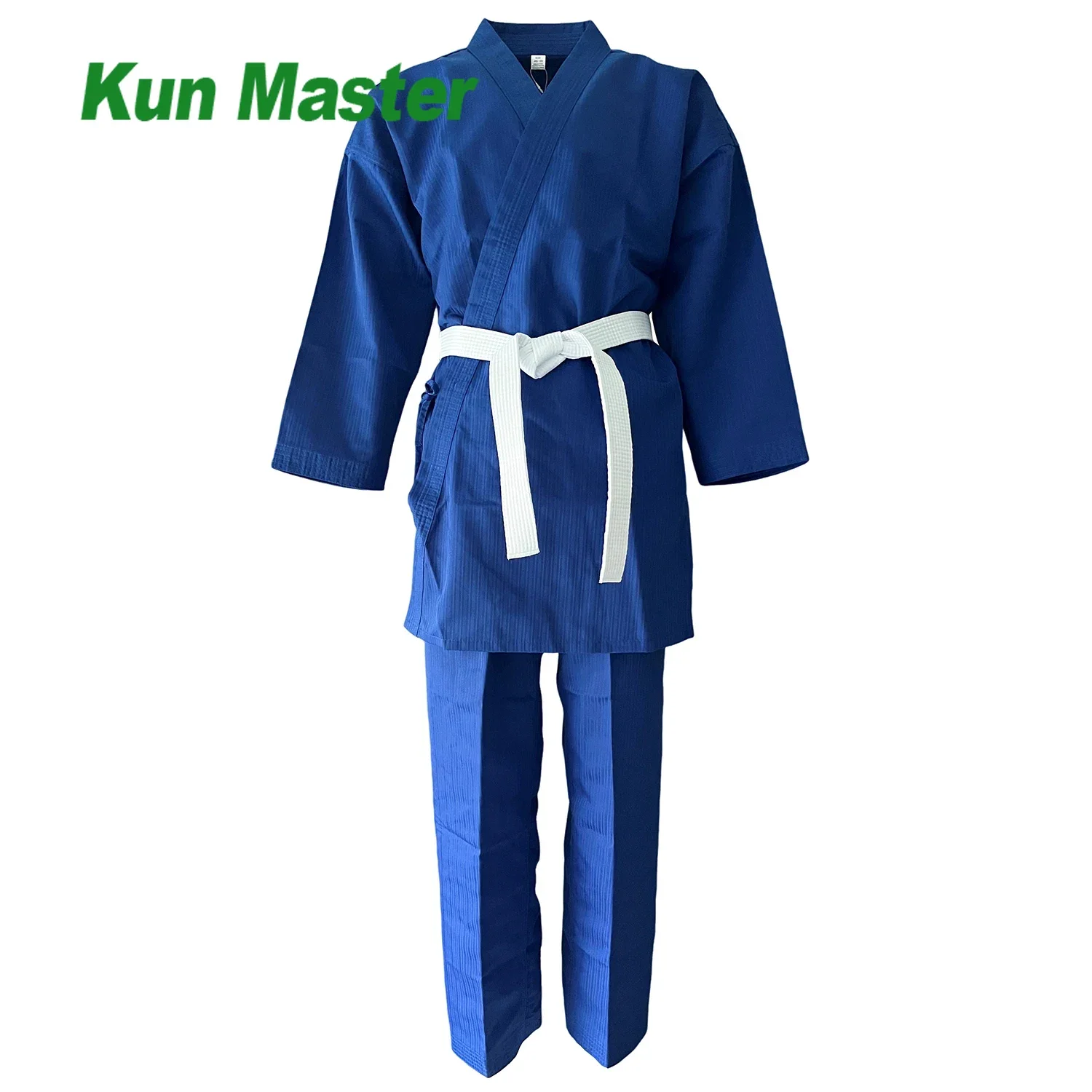 

Легкая униформа для каратэ, тренировка боевых искусств с бесплатным поясом, эластичный шнурок, набор для дзюдо Айкидо