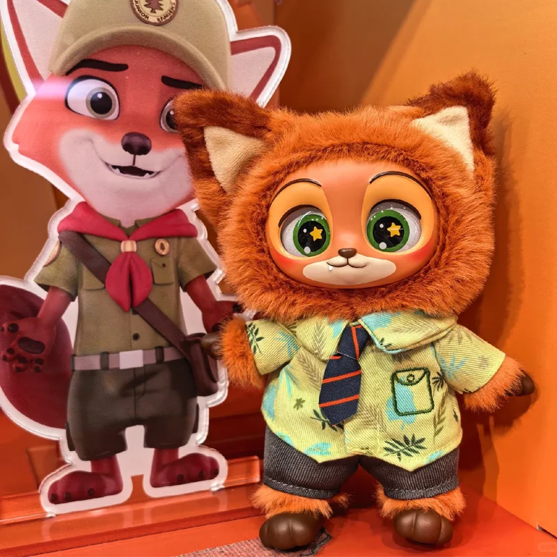 

Виниловая плюшевая серия Zootopia, слепая коробка, коллекционные мягкие игрушки, брелки, подвески на рюкзак, модный подарок на Хэллоуин, игрушки и хобби