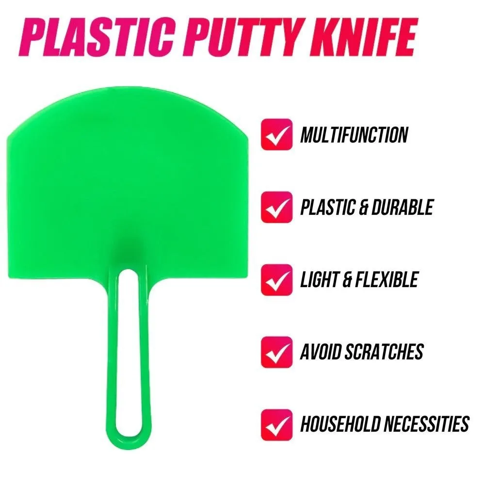 Plastic Material Putty Scoop Arc Shovel Curved Bucket Scoop Plaster Loading Tool Matching Tool Finishing Scraper