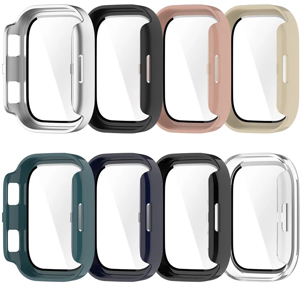Glas + Schutzhülle für Amazfit Bip Max, Rundumschutz für das Display, robuste PC-Schutzhülle für Amazfit Bip Max Smartwatch, Zubehör. – Detail 3