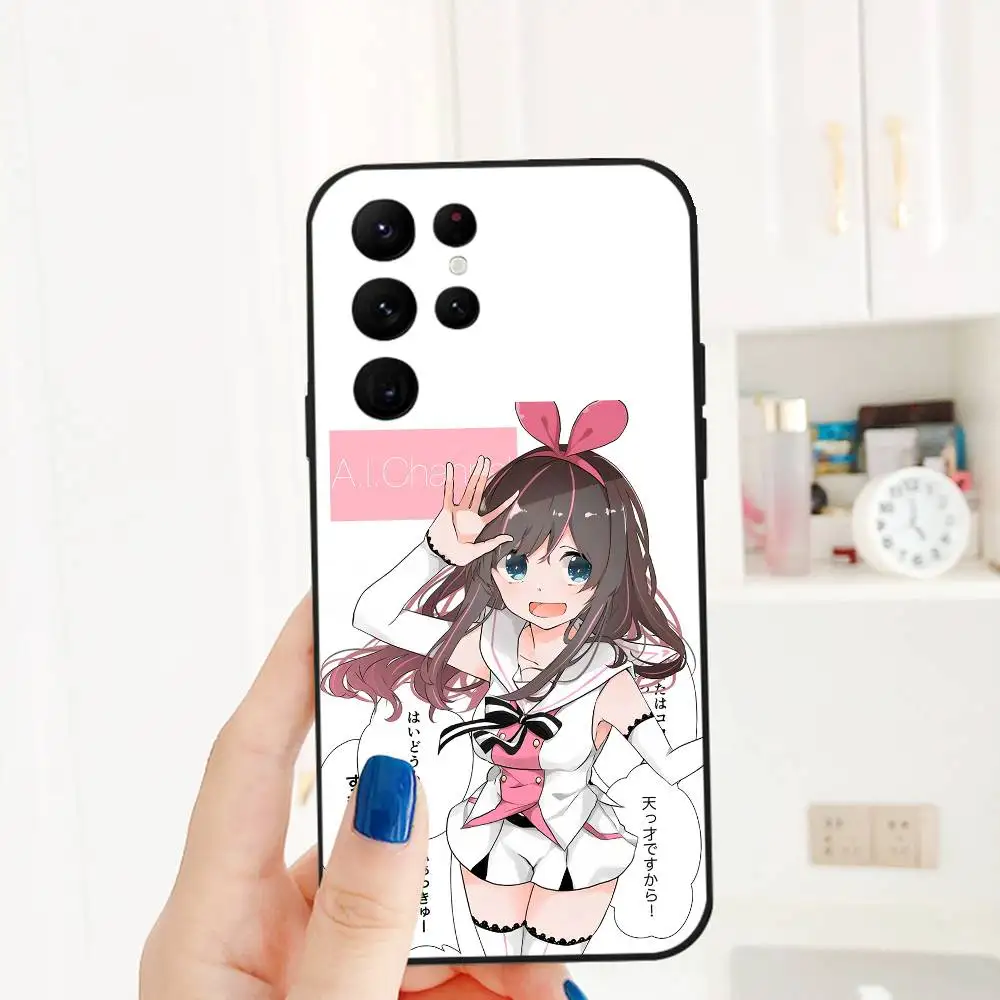 حافظة هاتف Kizuna Al لهاتف S Series S20 S21 S22 S23 S24 FE Plus Ultra من مادة البولي يوريثان الحراري الناعمة والصديقة للبشرة #3