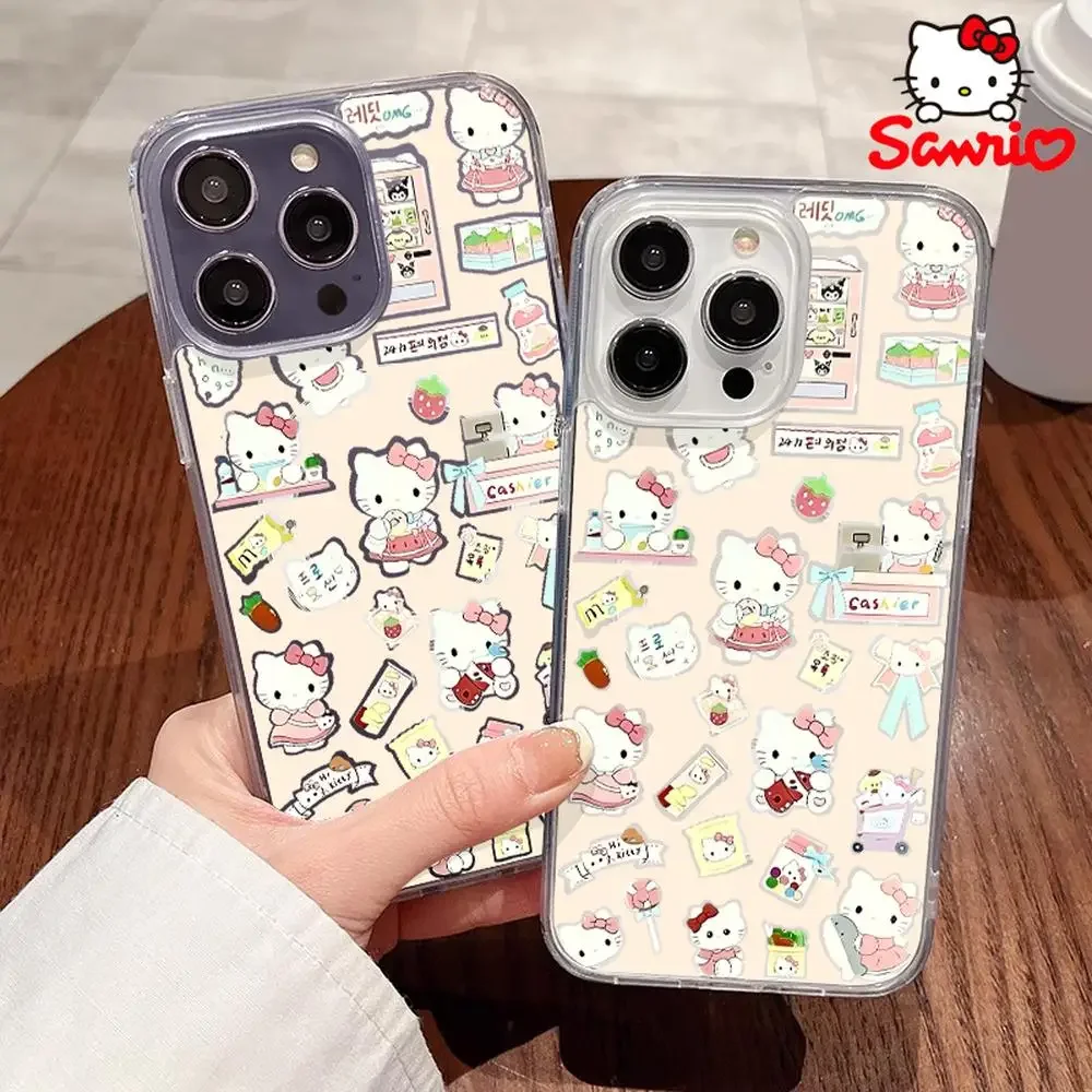 

Kitty Cat Phone Cases Iphone 16/15/14/13/12/11/x/xs/xs Max Girl Iphone 13 Case Sanrio Kt Fashion Accessory Toys