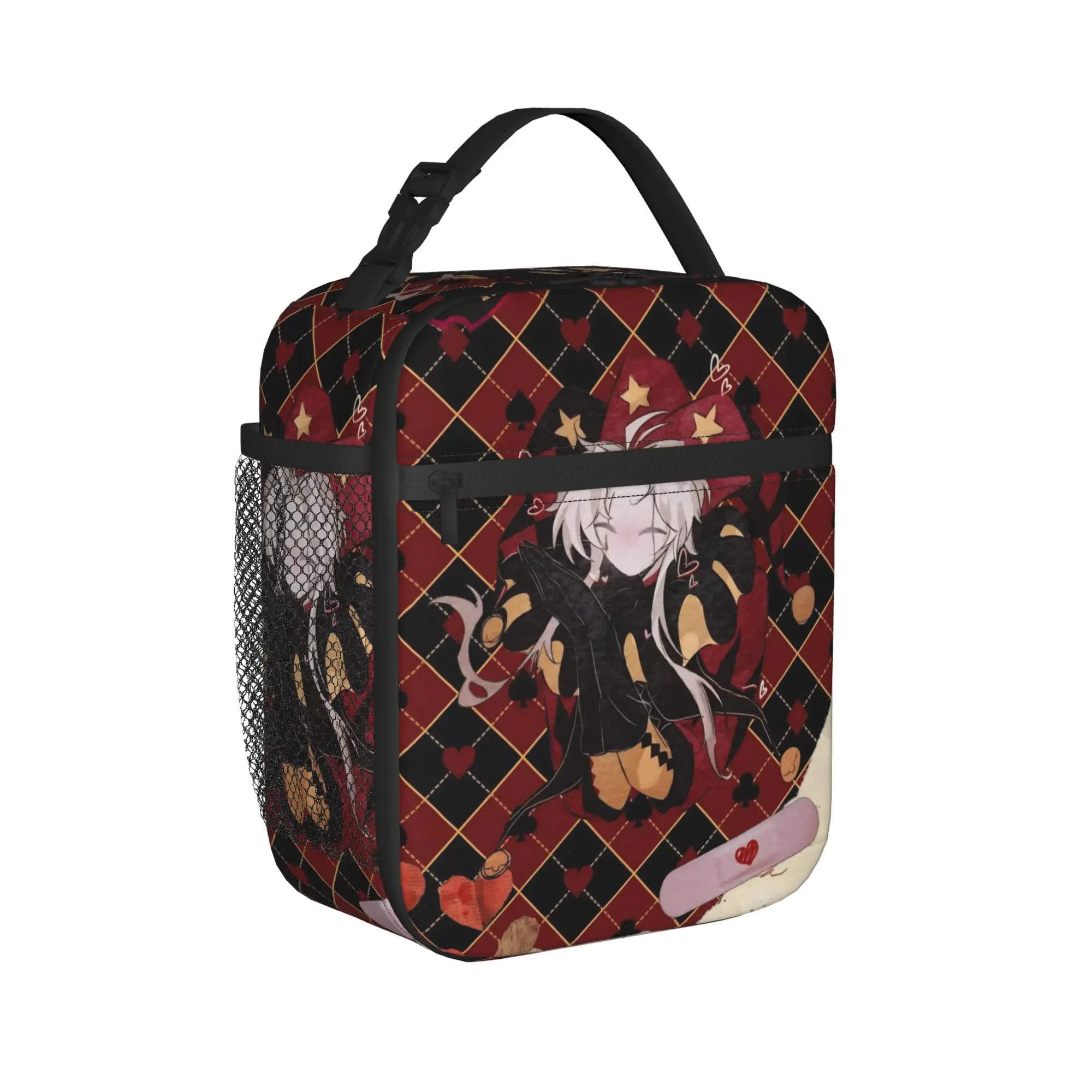 Pierrots The Freak Circus Merch Insulated Lunch Tote Bag For School Office  Food Box Portable Cooler Thermal Lunch Box