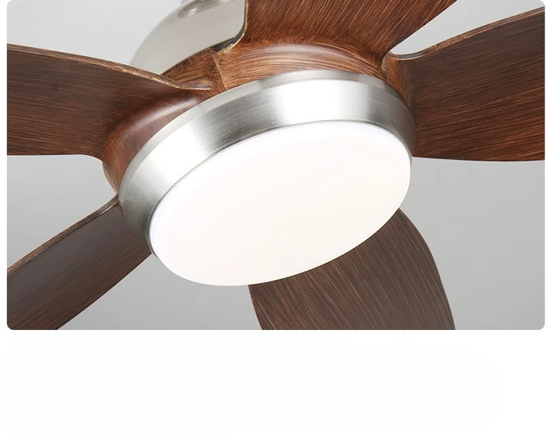 Modern minimalist fan light for living room and bedroom with integrated light strip and fan, Italian-style electric ceiling fan