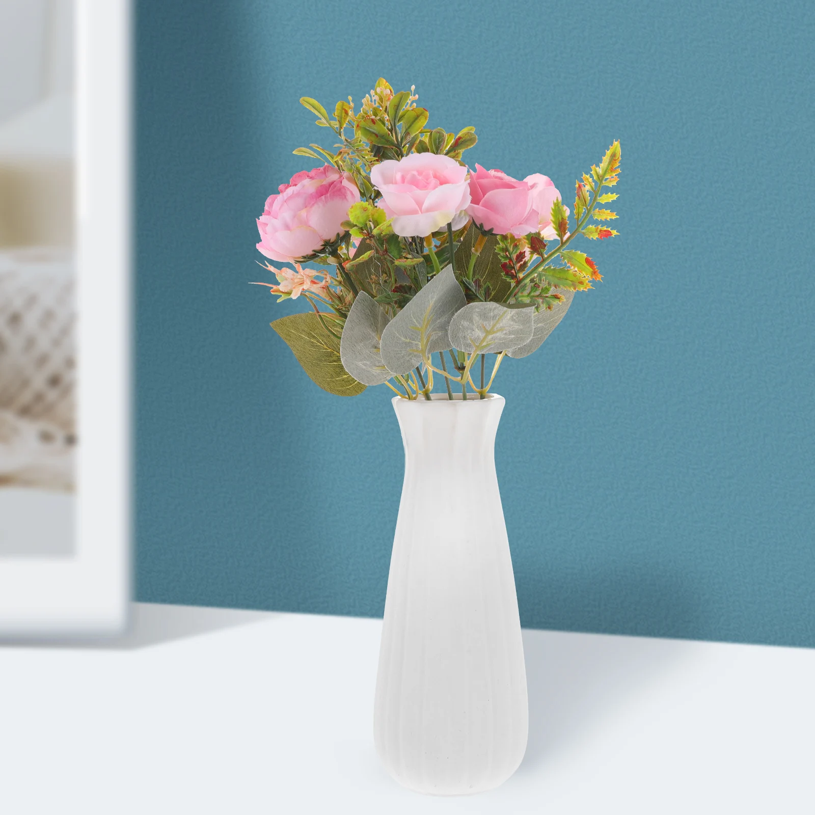

Artificial Bouquet Table Centerpiece Flowers for Wedding Household Birthday Party Decor Silk Cloth Decorations Shower