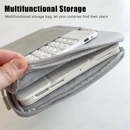 Imagen 2 del producto Funda para tableta de 8-13 pulgadas para XiaoMi Pad iPad Air 4 5 M4 Pro 11 13 M5 10,2 9,7 Mini 7 para Samsung Huawei bolsas a prueba de golpes