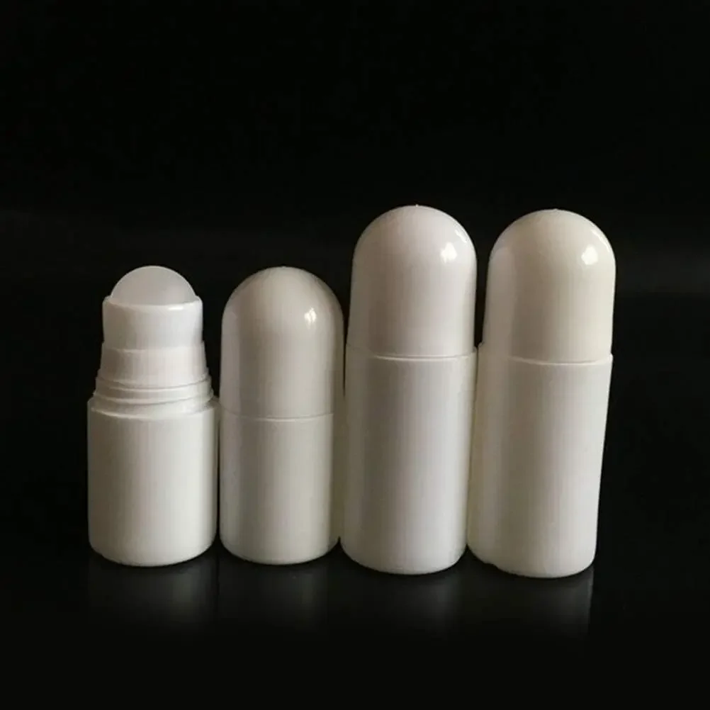 10pcs 30/50/60/ml Empty Plastic Roller Ball Essential Oil Bottles Containers Travel Refillable Bottles DIY Deodorant Accessories