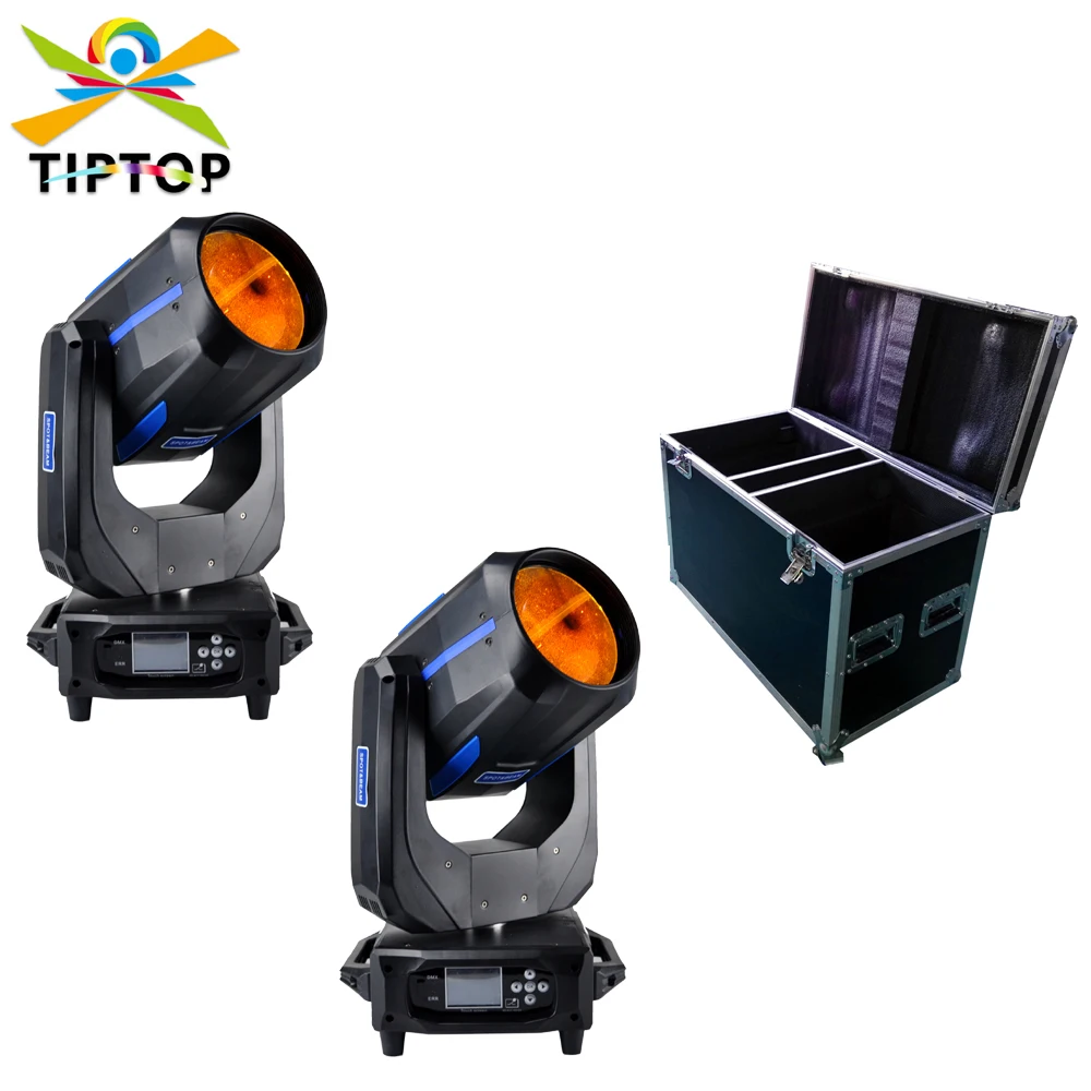 2IN1 Road Case Pack 260W 9R Moving Head Sharpy Beam Light 18CH 12+24 Facet Prism with Phoenix Bulb 8000K