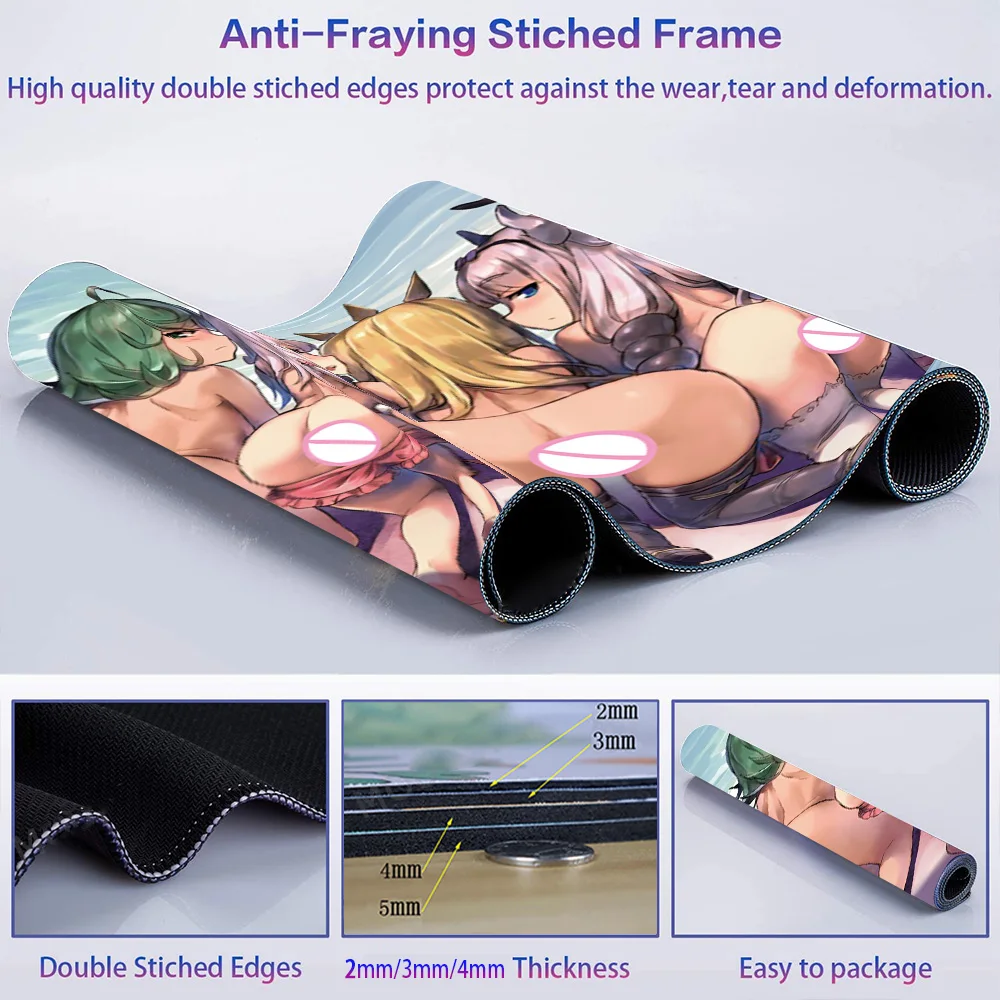 Anime Sexy Mouse Pad com bunda Hentai Big Ass, Playmat Sexy, Mousepad, Booty Mausepad, Tapete Desktop, adulto, Nsfw