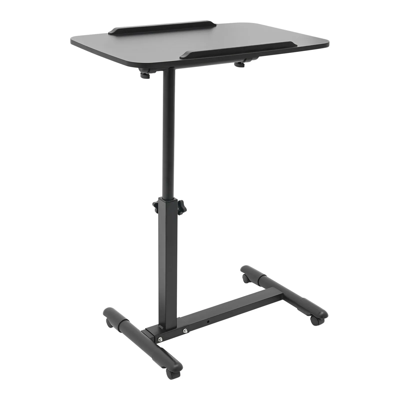 Overbed Table, Adjustable Height 259-343 Inches, 409 Lbs Load Capacity, Spacious Tabletop for Work or Study