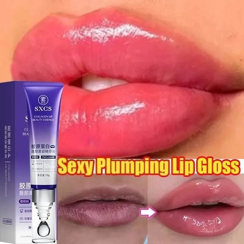 

Instant Lip Plumping Essential Oil Nourishing Antiwrinkle Moisturising Sexy Lip Care Ultimate Plumping Lip Gloss Serum Cosmetics