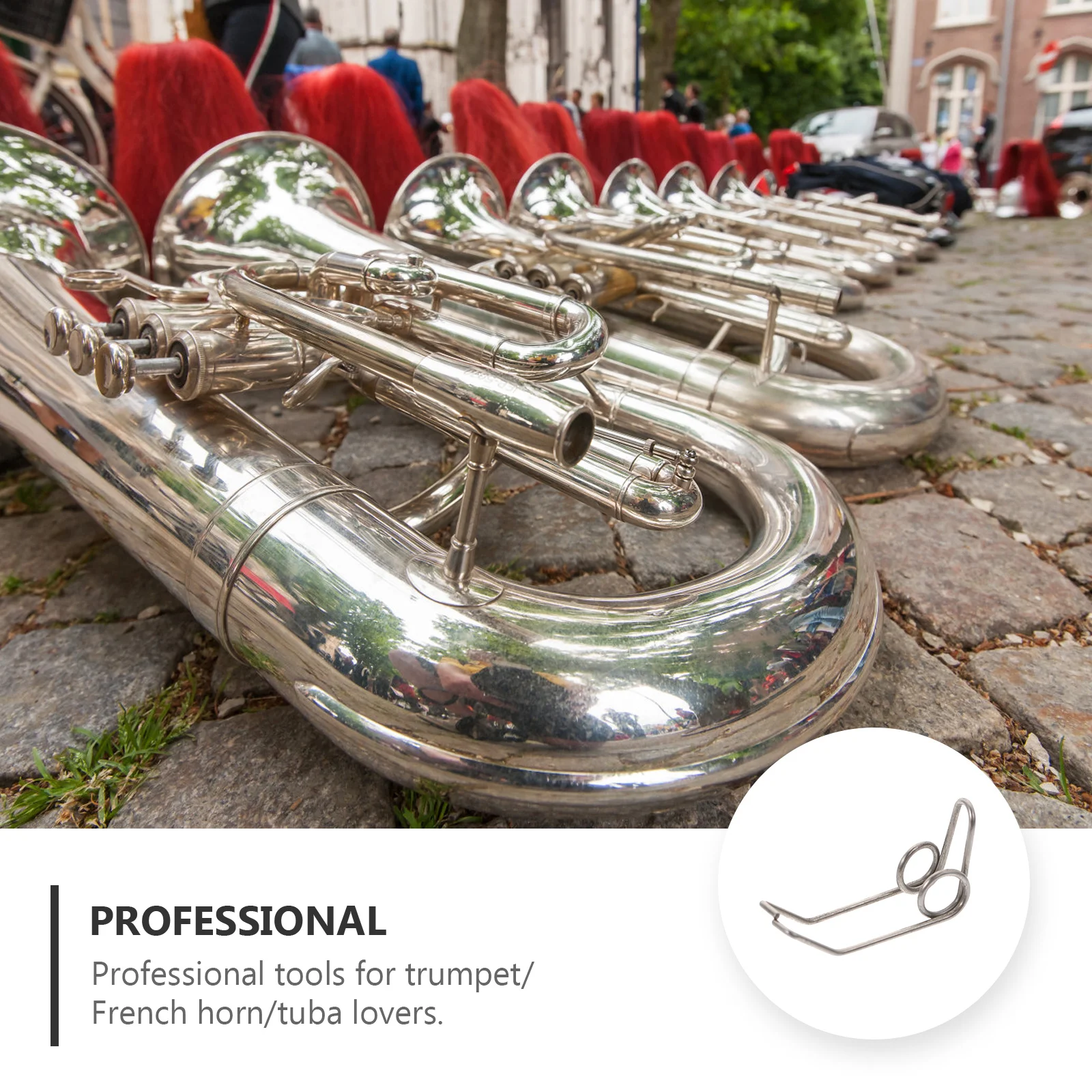 

10pcs Medium Horn Springs High-Quality Iron Trumpet Drain Clique Replacements Durable Watergate Key Fittings For Most Trumpets