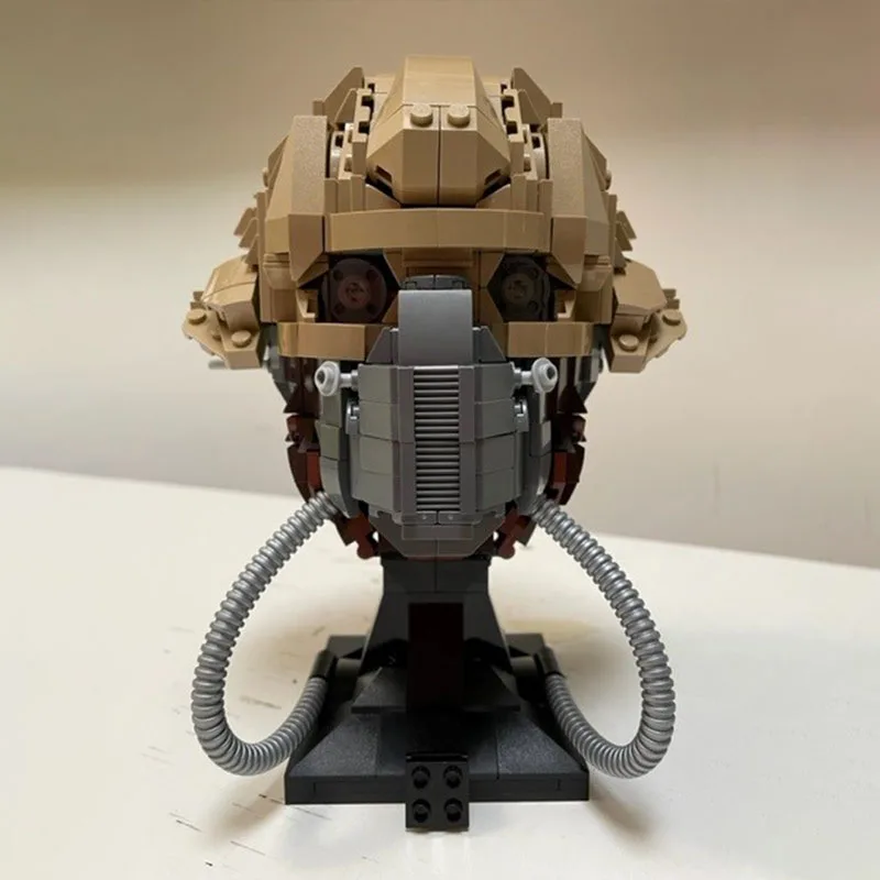 

765 шт. Moc Star Battle Benthic модель шлема строительные блоки кирпичи Diy образование сборка игрушки для детей подарки на день рождения