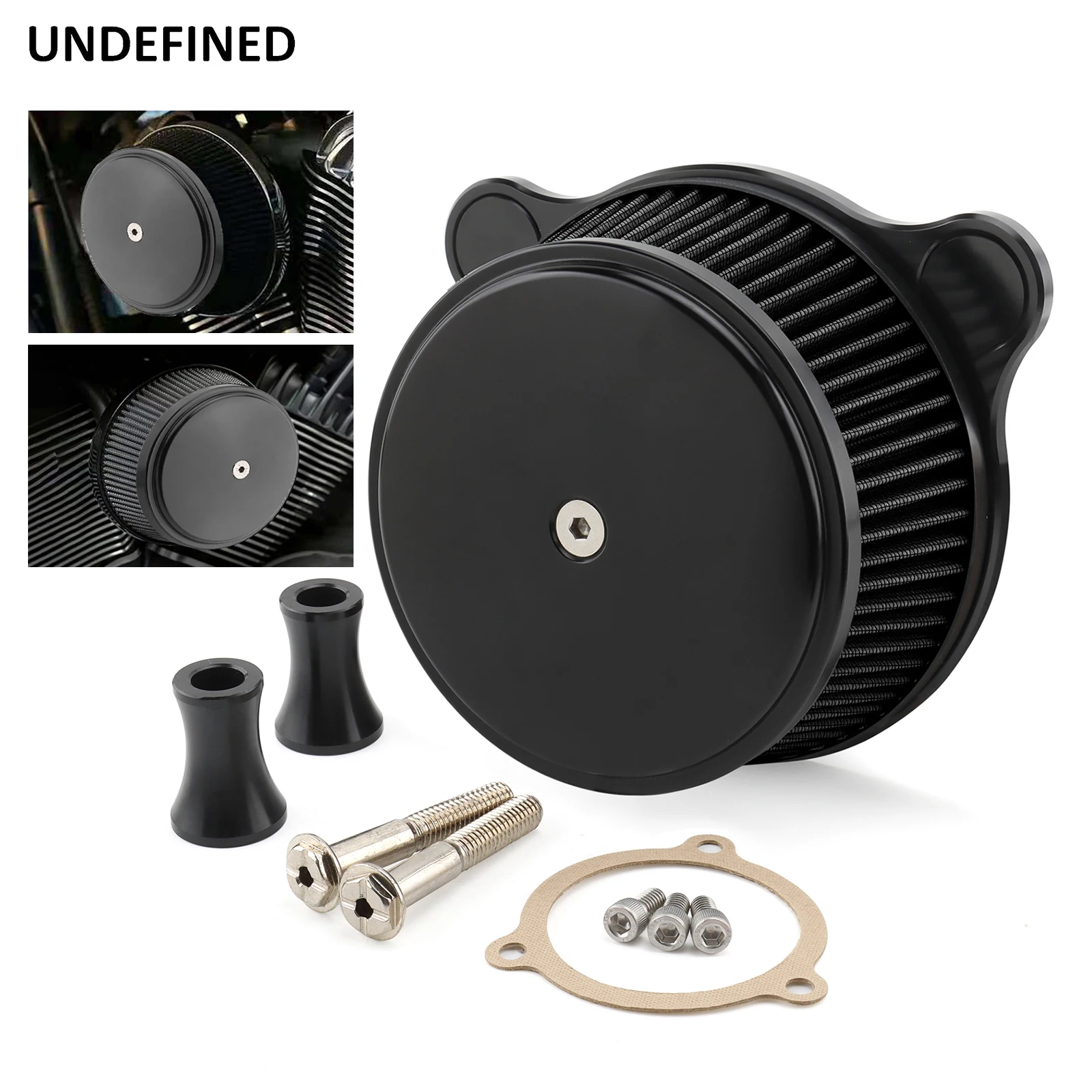 

Black Air Cleaner Intake Filter Kit For Harley Touring Street Glide Electra Road Glide Road King Trike 2008-2016 Dyna FXDLS 2017