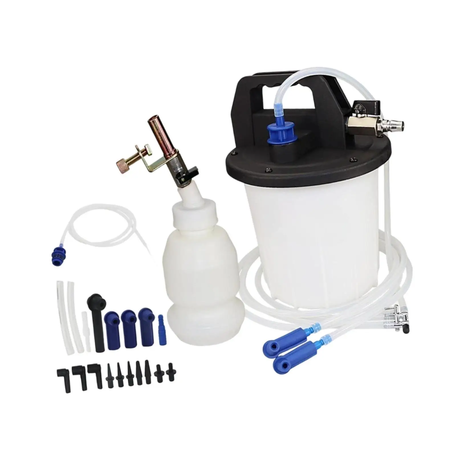 Vacuum Brake Bleeder Kit with 3L Tank and Metal Valve Pneumatic Tool for Cars for Quick Fluid Change