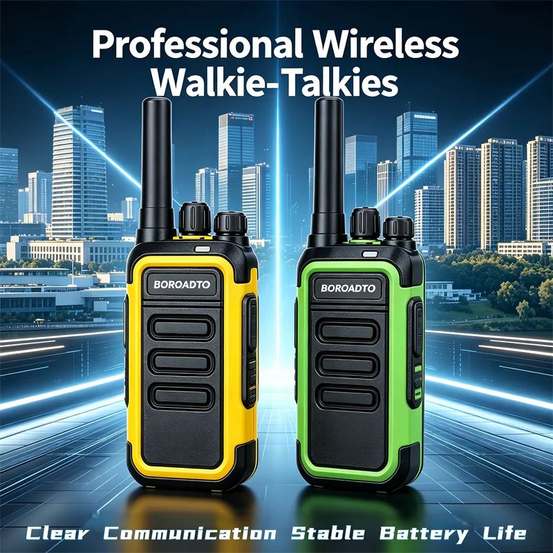 UHF PMR446 Walkie Talkie 16 Channels Long Range Rechargeable Waterproof Two Way Radio with USB Charger for Outdoor Hiking