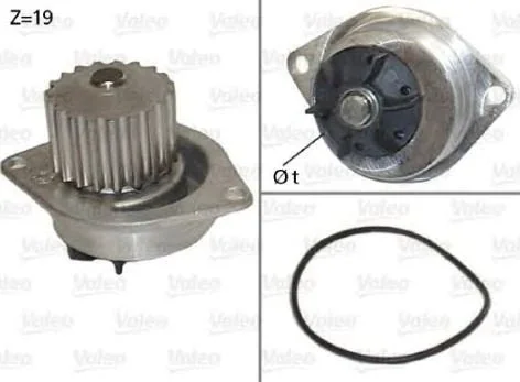 

DEVİRDAİM WATER PUMP 106 GTİ-SAXO VTS-206-207-307-C2-C3-C4 1.6 16 358680231