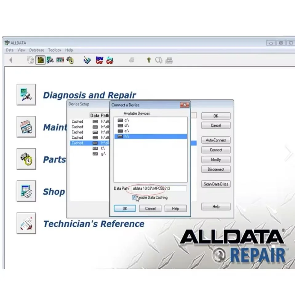 Программное обеспечение для ремонта автомобилей Winols 4.7 с новейшей версией диагностического инструмента Alldata10.53 в комплекте