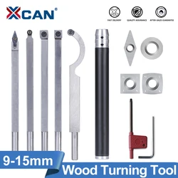 XCAN Woodturning Tool Carbide Insert Cutter Swan Neck Wood Turning Lathe Chisel for WoodWorking Lathe Machine Wood Turning Tools