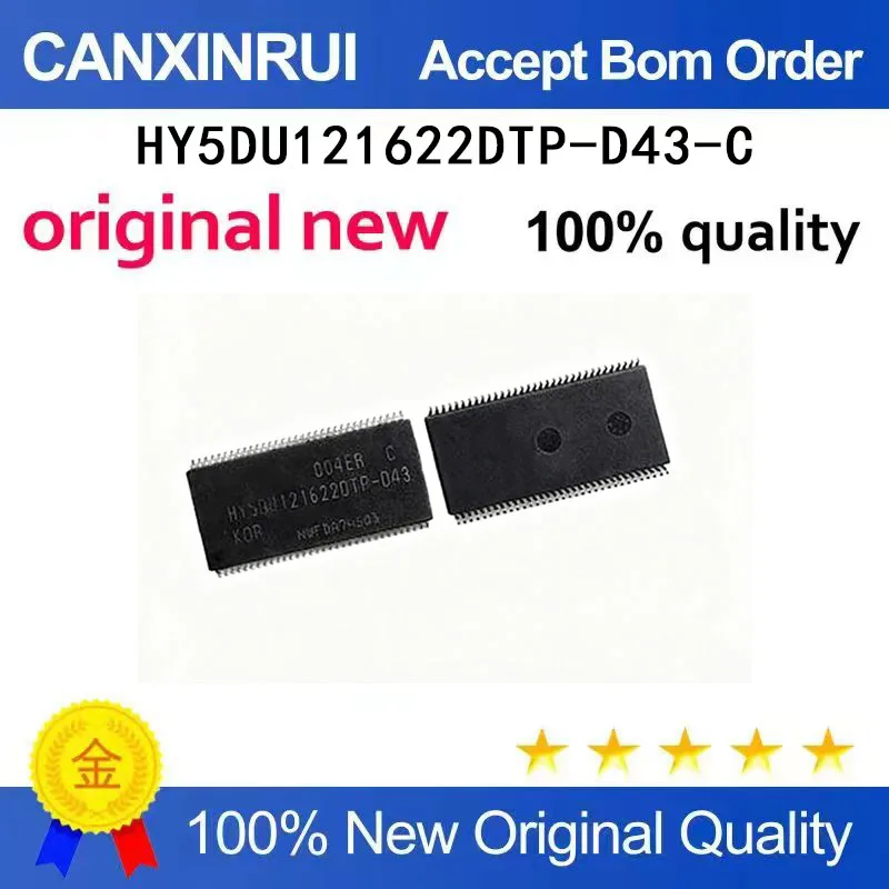 

(5-100 Pieces) HY5DU121622DTP-D43-C TSOP-66 memory flash chip IC in stock