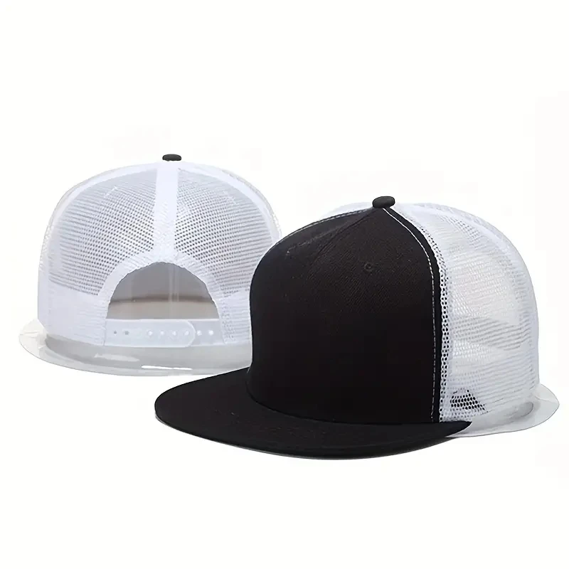 Fashion Unisex Cap Acrylic Plain Snapback Hat High Quality Adult Hip Hop Baseball Cap Men Women Mesh cap Outdoor Leisure Basebal