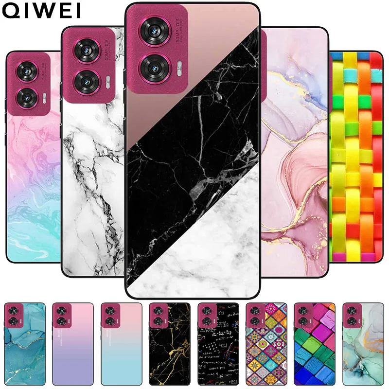 Phone Cover for Moto G45 / G34 Case Fashion TPU Silicone Soft Back Covers for Motorola Moto G45 5G G 45 Protective Shells Fundas