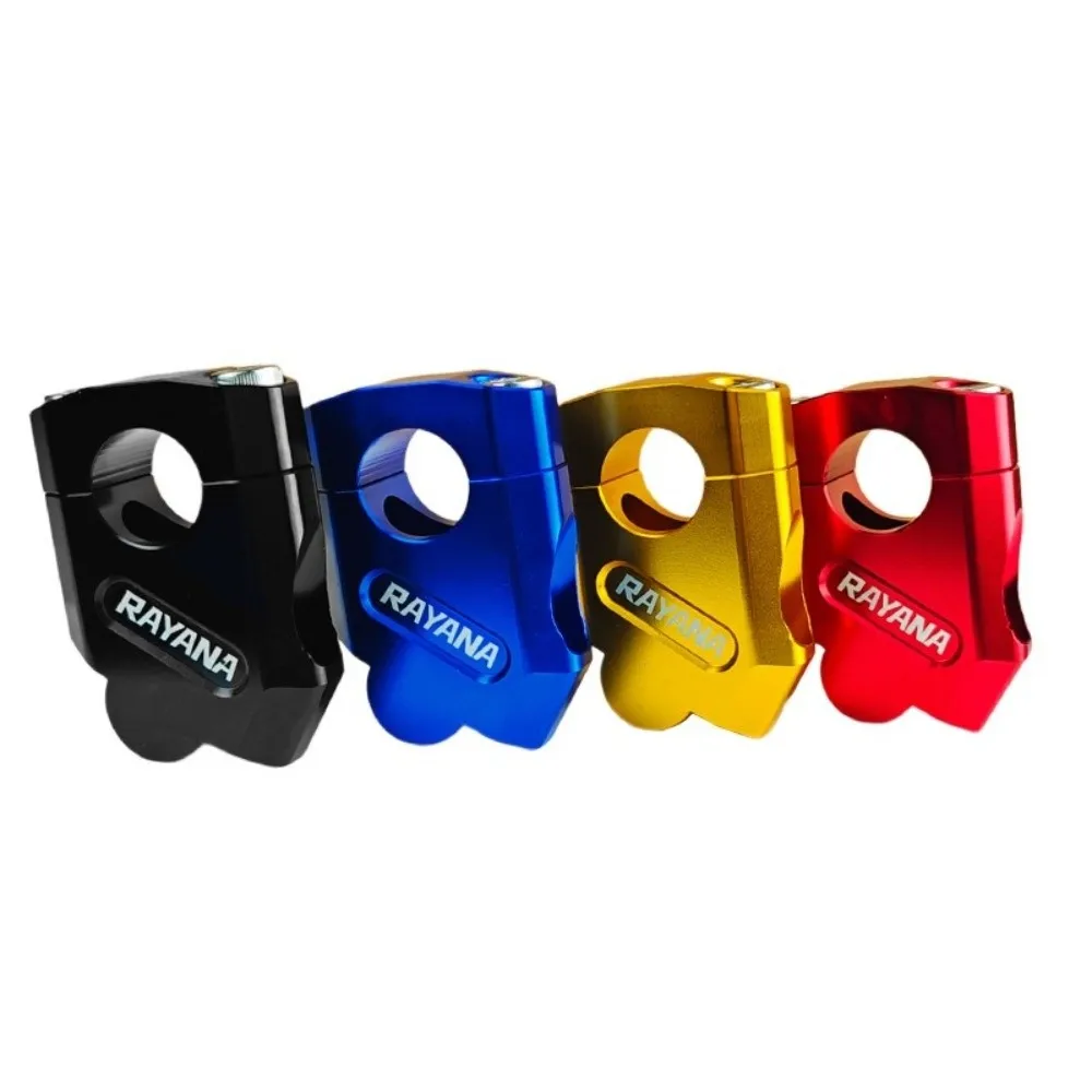 A Pair Aluminum Alloy Motorcycle Handlebar Riser Moved Back Design Universal Fit Handlebar Mount Raised Position