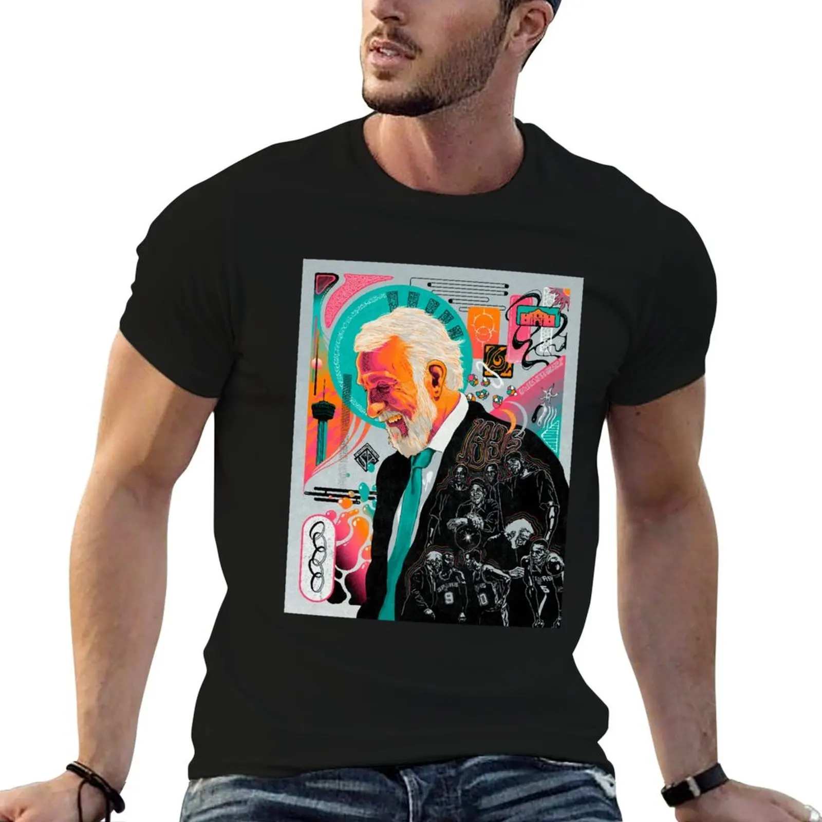 Gregg Popovich T-Shirt blanks anime mens designer clothes