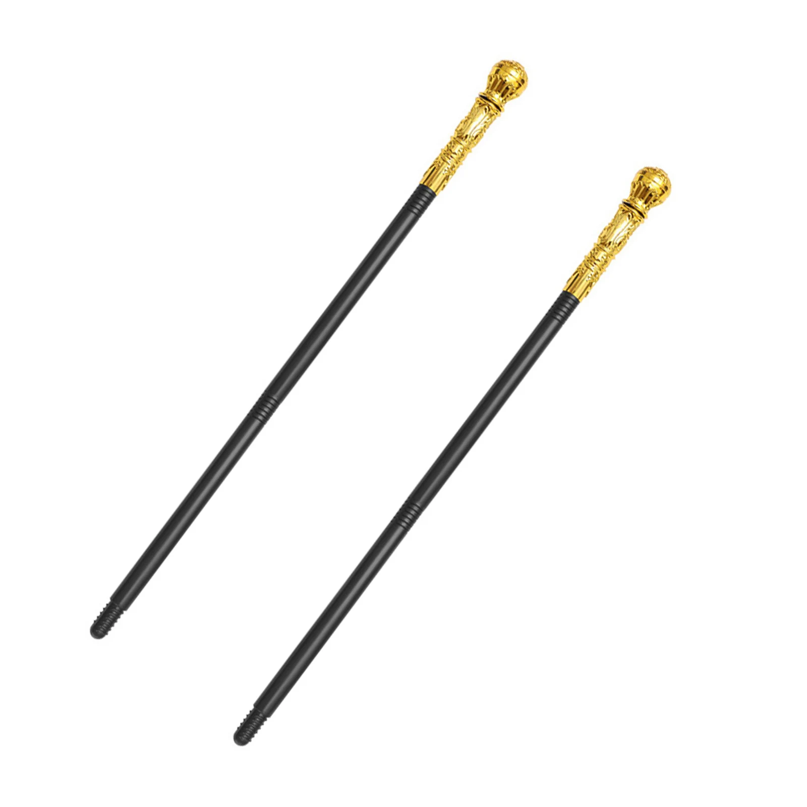 

2Pcs Plastic Scepters for Kids Adults Lightweight Stage Scepter Costume Accessory Ideal for Cosplay Halloween Party Decorative