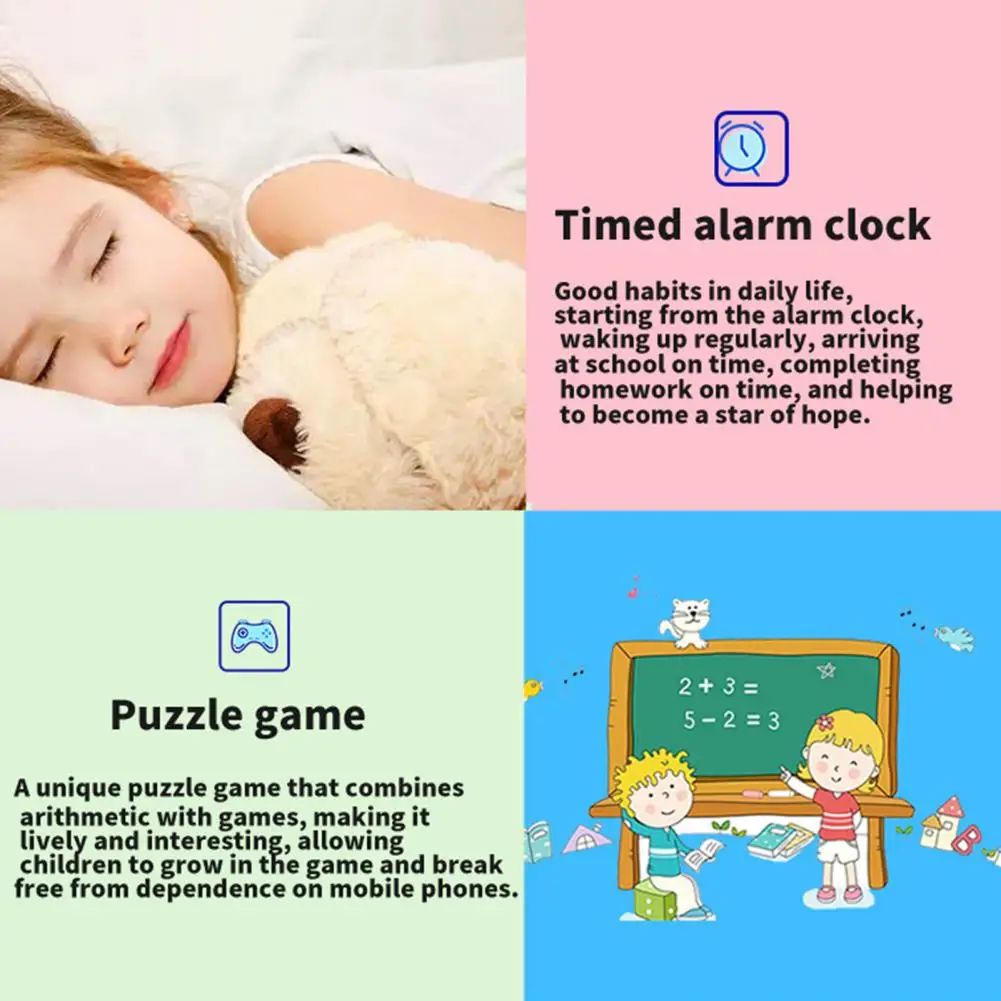 Sleep Monitor Watch Smartwatch Waterproof Kids Watch with Camera 2g Network Two-way Communication Multifunctional for Children