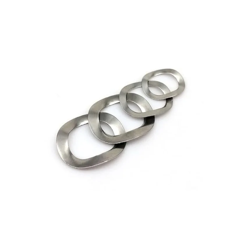 M3~M51 304 Stianless Steel  Steel Wave Washer Three Wave Crest Type Gasket Spring Washers Bearing