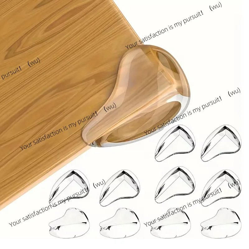 ZOCI-4/10Pcs  Security Protection Corners Home Silicone Transparent Corner Guards Anti-Shock Furniture Table Edge Protectors