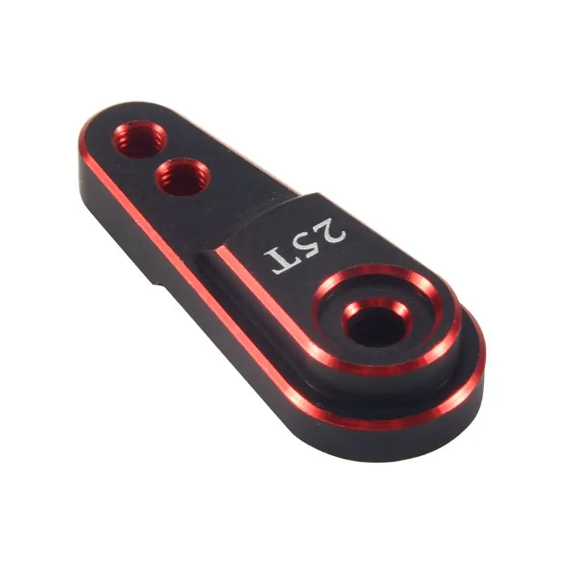 B05C-Hard Aluminum Alloy 25T M3 Steering Link Servo Horn For 1/10 RC Crawler Traxxas TRX4 Metal Upgrade Parts