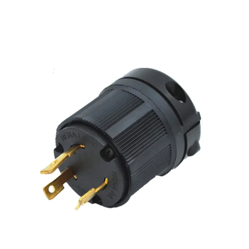 High Power American 3p NEMA L5-30P L5-30R us assembled industrial power converter plug Japan inline wire connector Receptacle