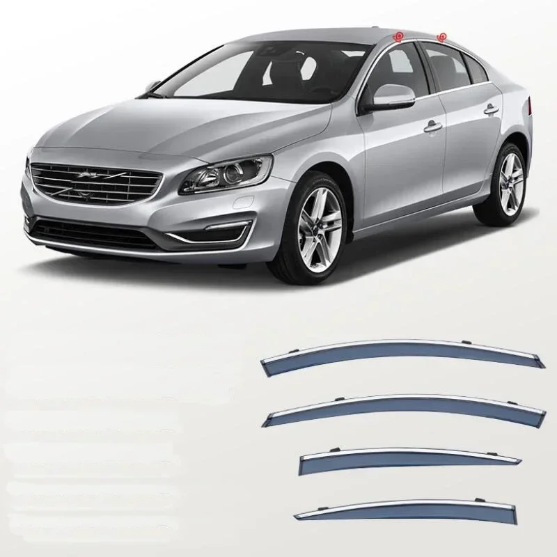 

Side Window Deflector Weather Shield Window Visor Awnings & Shelters For Volvo S60 2010 2011 2012 2013 2014 2015 2016 2017 -2024