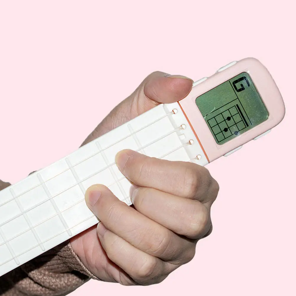 

1Pcs Ukulele Chord Practice Tool Portable ABS Chord Finger Exerciser for Beginners Ukulele Training Device Learning Aid Supplies