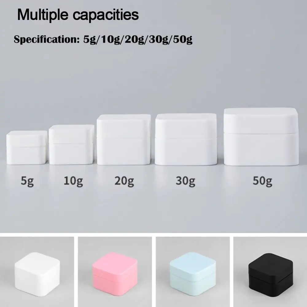 

New Plastics Makeup Jar Multicolor Cream Jar Empty Box Face Cream