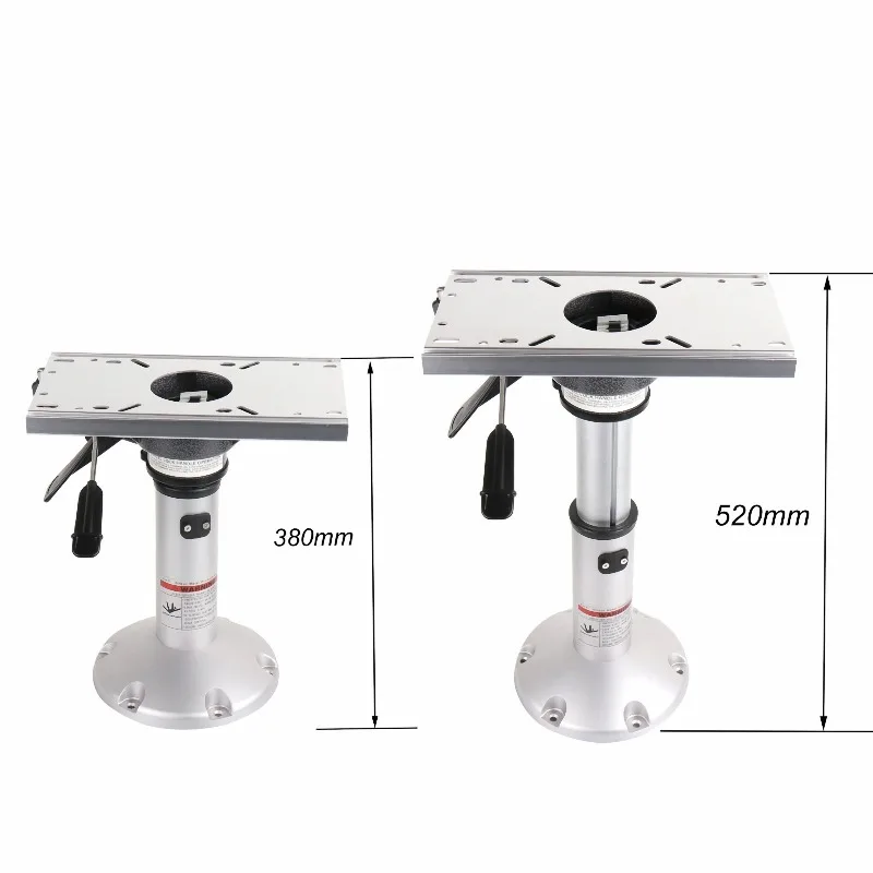 

Marine Wholesale Aluminium Adjustable Pedestal for Boat Seat Air Rise Boat Seat Pedestal RV Seats Bases