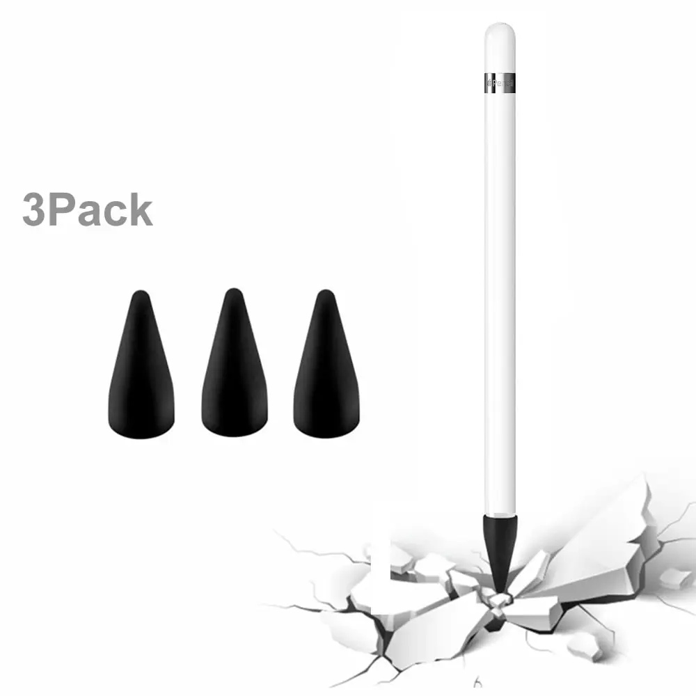 For Apple Pencil Nib Cover Stylus Nib Protector for iPad Pencil Accessories Touch Pen Soft Silicone Cover for Appele Pencil Case