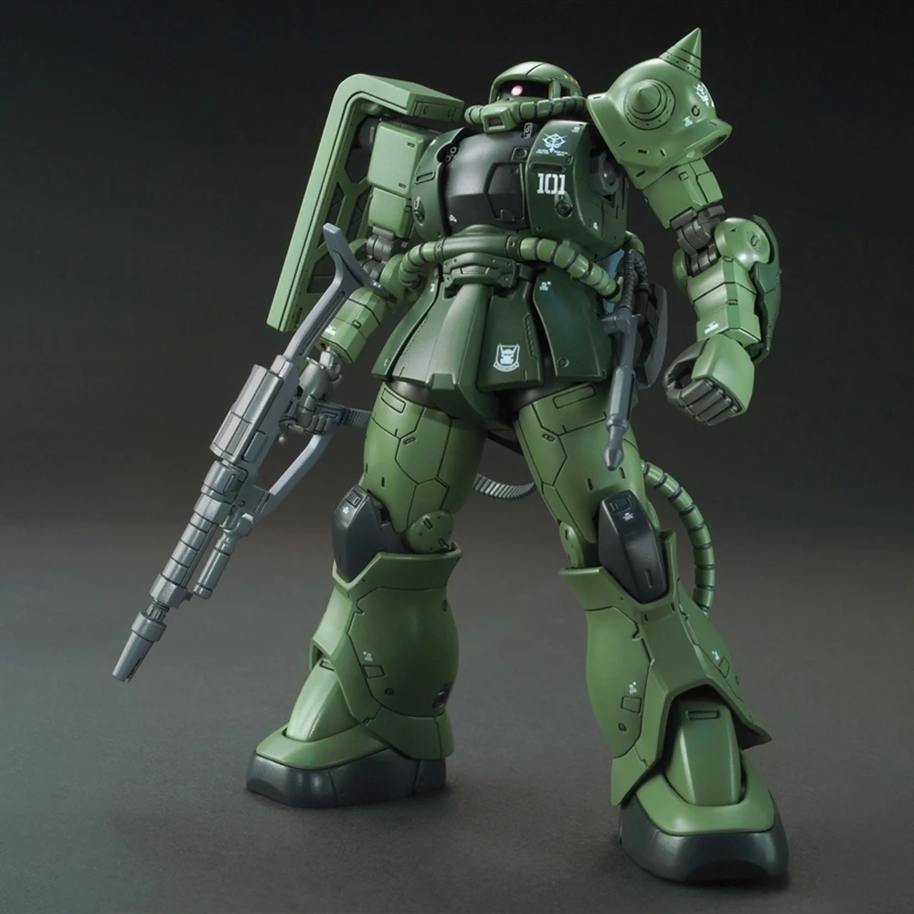 [متوفر] بانداي HG جاندام الأصل MS-06 Zaku II نوع C-6/R6 1/144 مقياس الجمعية عمل نموذج لجسم عدة لعبة الهدايا