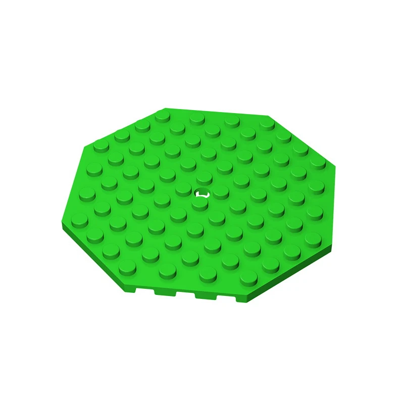 Gobricks GDS-840 Plate, Modified 10 x 10 Octagonal with Hole compatible with lego  89523  children\'s DIY Educational