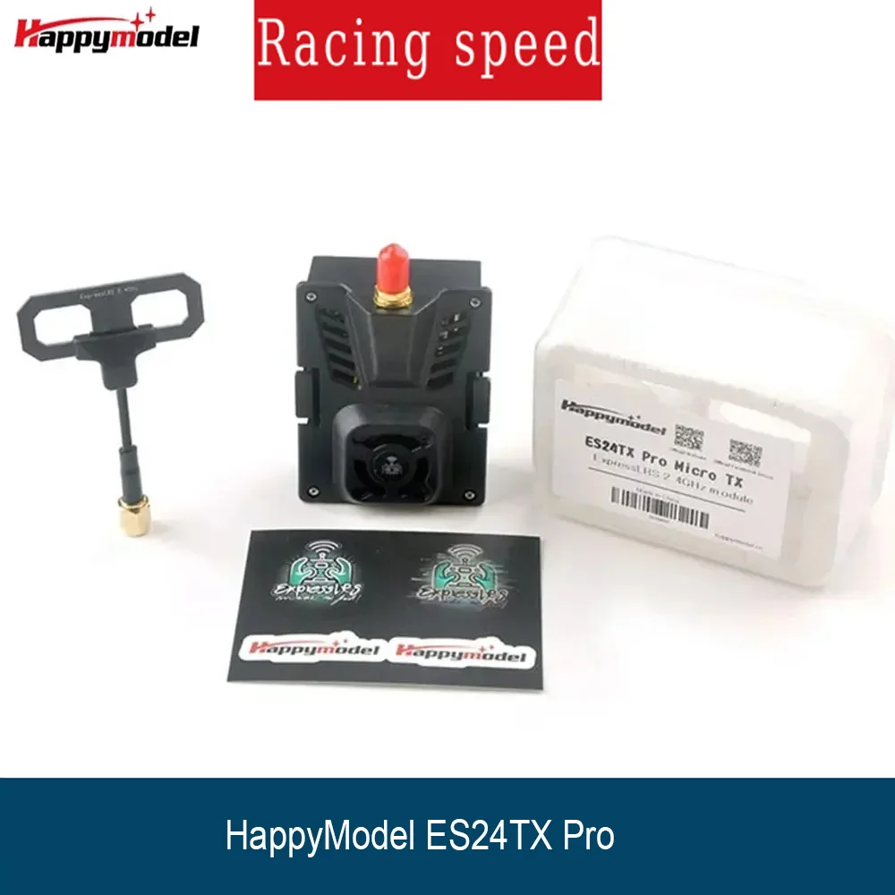 

HappyModel ES24TX Pro 1000mW 2.4G ExpressLRS ELRS Micro TX Module with Cooling Fan RGB LED Module for RC Airplane FPV Drone