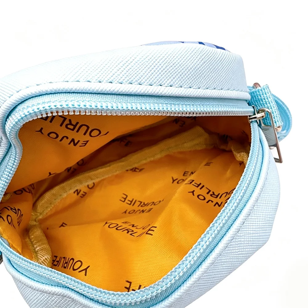 Cute Double-Sided Print Crossbody Cartoon Storage Bag Small Wallet For Kindergarten Students Birthday Gift