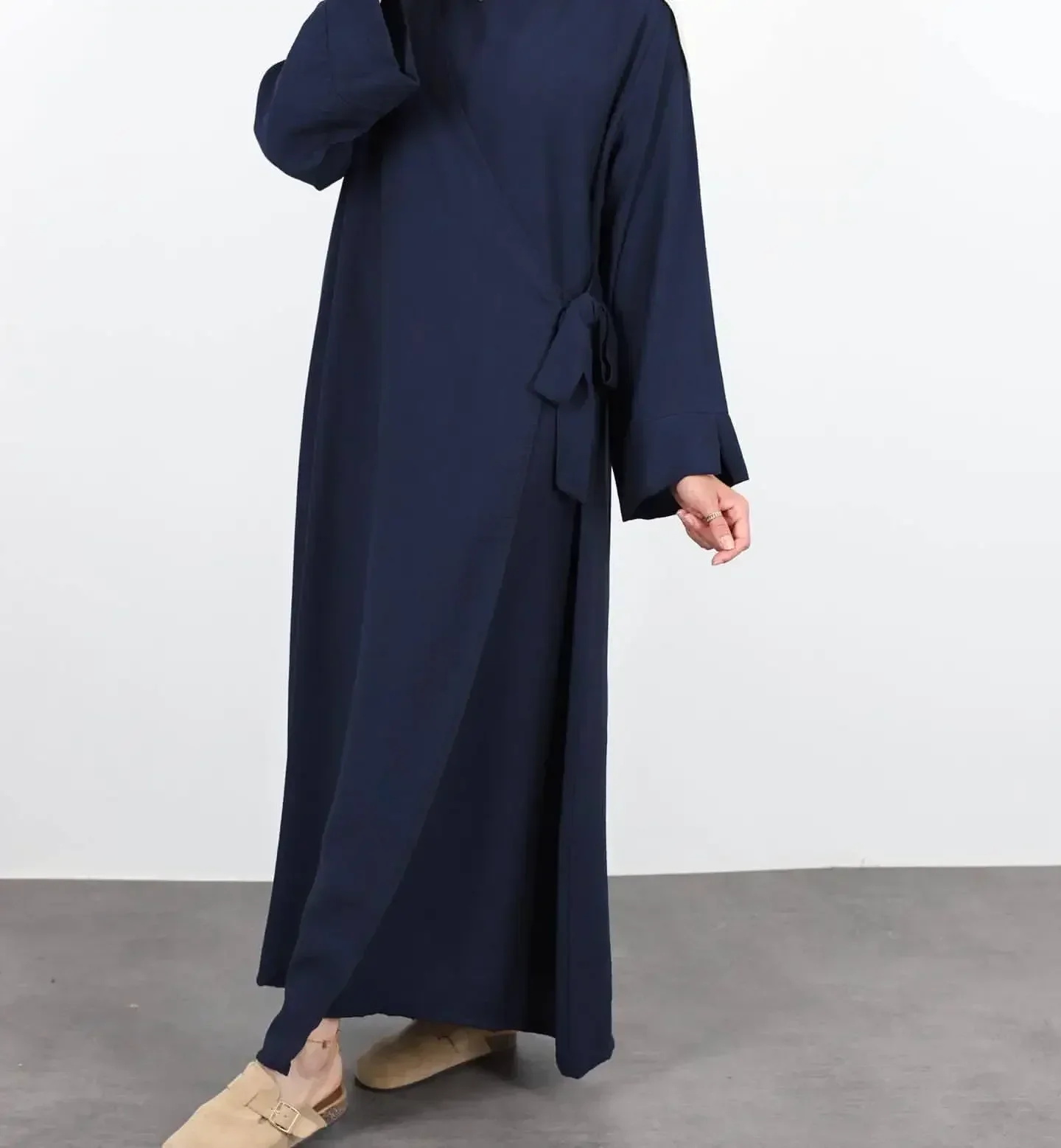 Plain Abaya Dubai Luxury Lacing Muslim Women Dress Turkish Basic saudi Abayas for Islamic African Clothes Kaftan Robe Ramadan