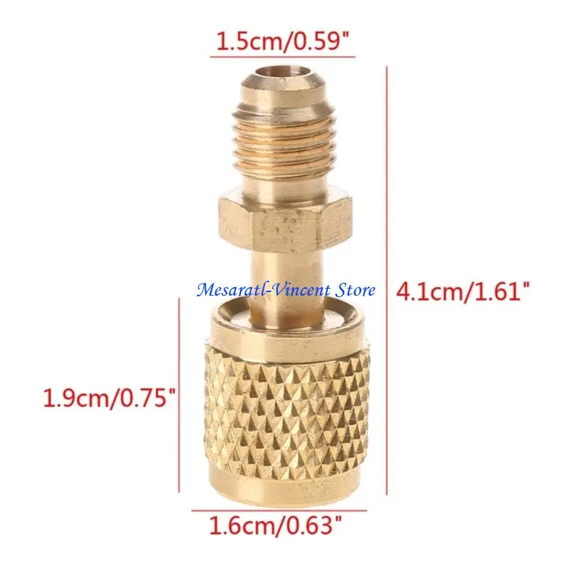 A70F New R410a Brass Adapter Joints 1/4