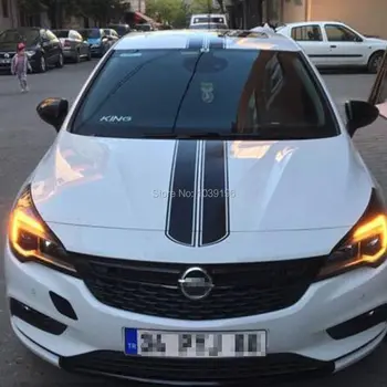 3件組時尚賽車條紋汽車貼紙,引擎蓋、車頂、車尾等部位均可黏貼,適用於Mustang GT、Camaro、Charger、Durango等車款。 8 最佳銷售 賽車條紋 - №7