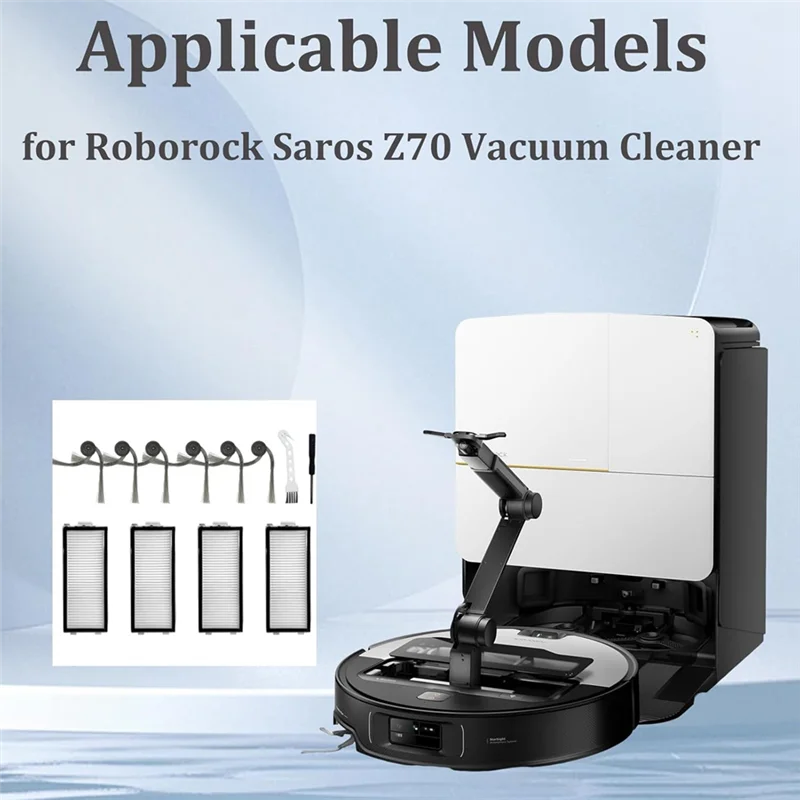 A39M HEPA-Filter Seitenbürste Zubehör für Roborock Saros Z70 Staubsauger Ersatzteile